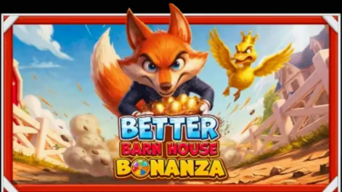 Tampilan visual slot Better Barn House Bonanza dengan tema peternakan kartun